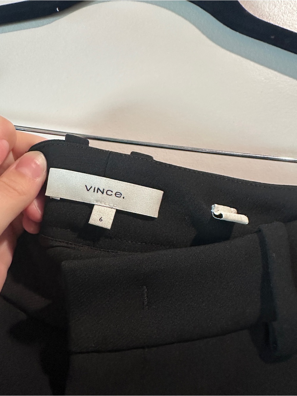 Vince Black Women's pants- Classic Tailored Design